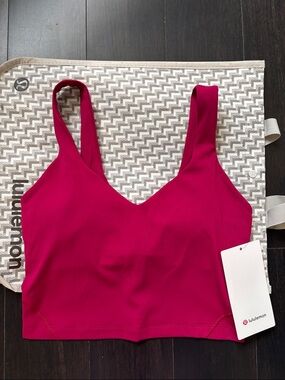LULULEMON ALIGN TANK IN BERRY RUMBLE SZ 6 NWT